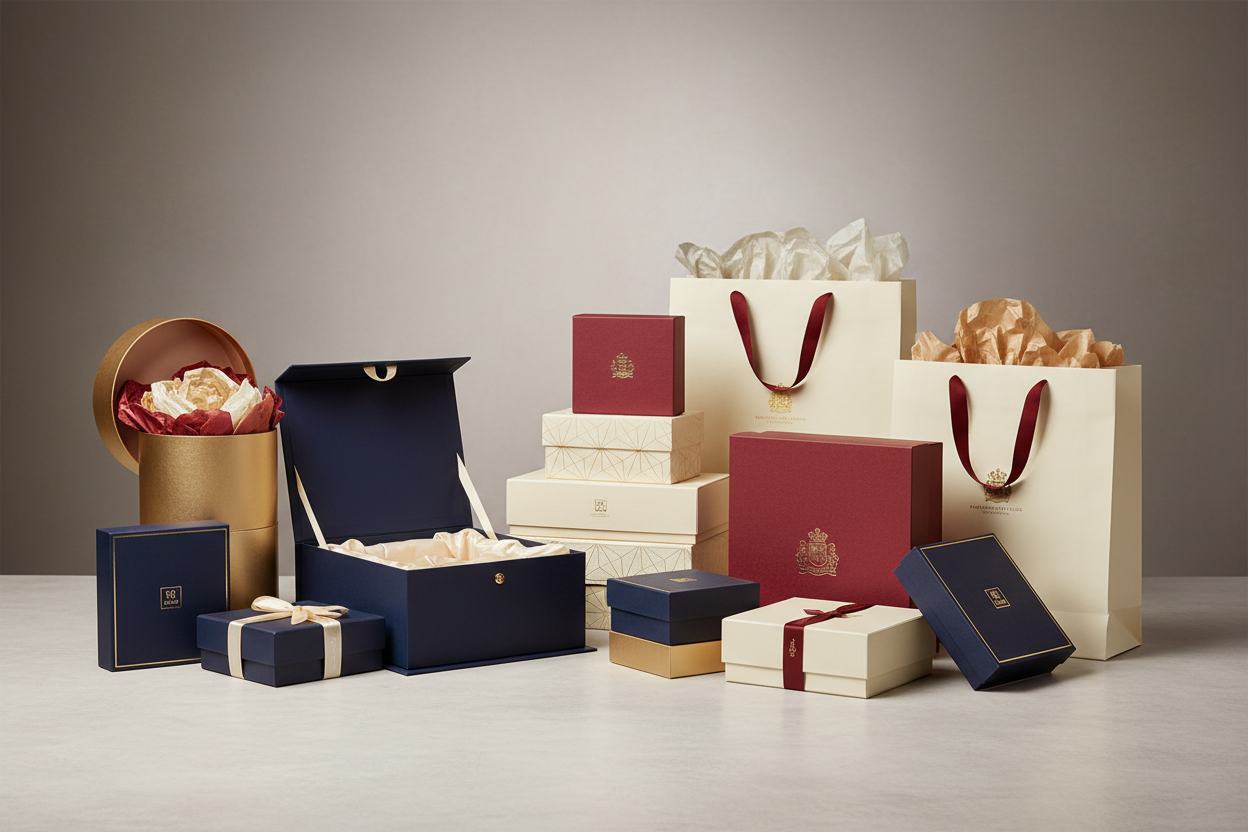 Premium boxes and other tipse o packeging